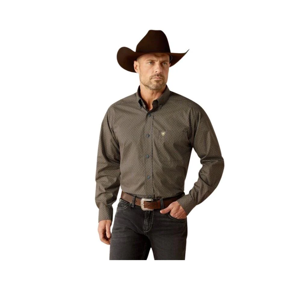 Ariat Men's Reagan Classic Fit Long Sleeve Shirt - Royal Blue