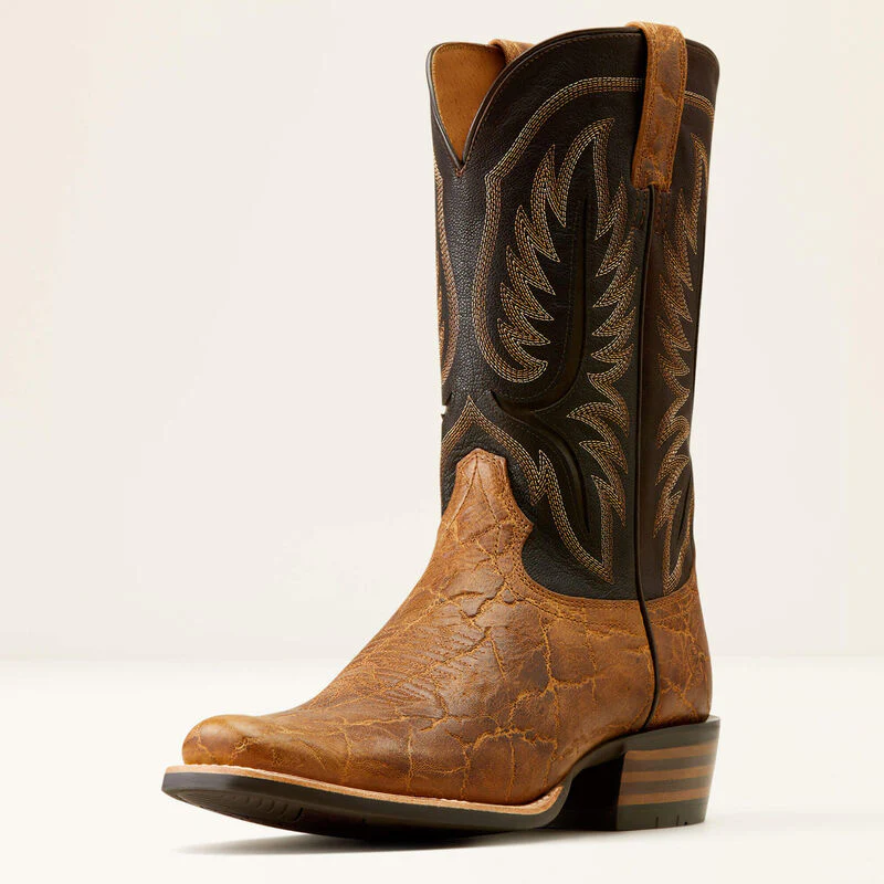 Ariat Men's Stadtler Western Boots - Smoked Tan/Aging Barrel