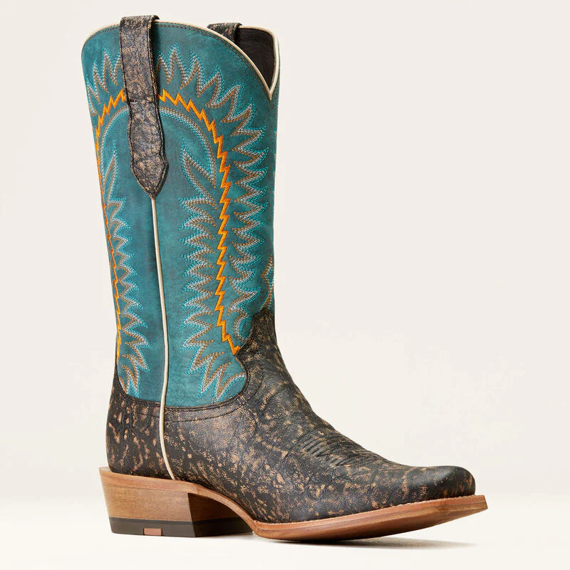 Ariat Men's Futurity Time Western Boots - Distressed Charcoal - Image 3