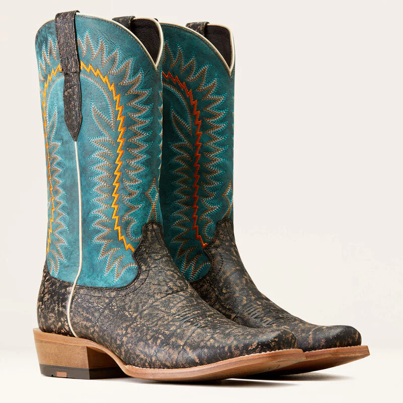 Ariat Men's Futurity Time Western Boots - Distressed Charcoal - Image 7
