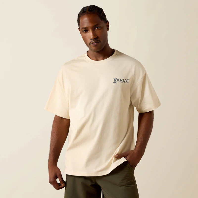 Ariat Men's The Wicked Boxy Tee Shirt - Sandshell - Image 3