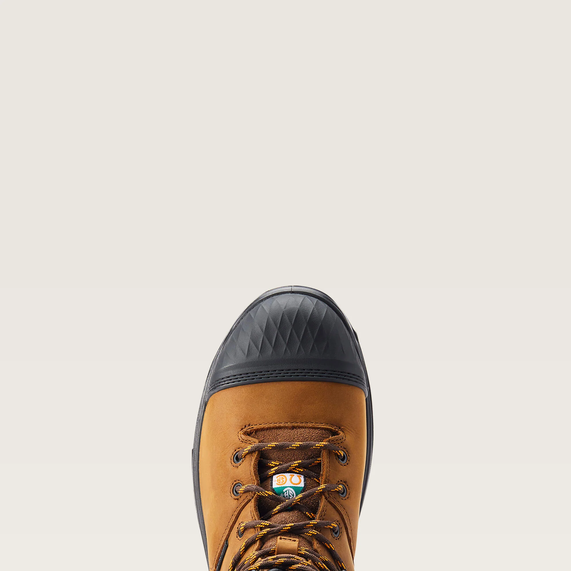 Ariat Men's Turbo Outlaw 8" CSA MetGuard Waterproof Carbon Toe Work Boots - Barley Brown - Image 4
