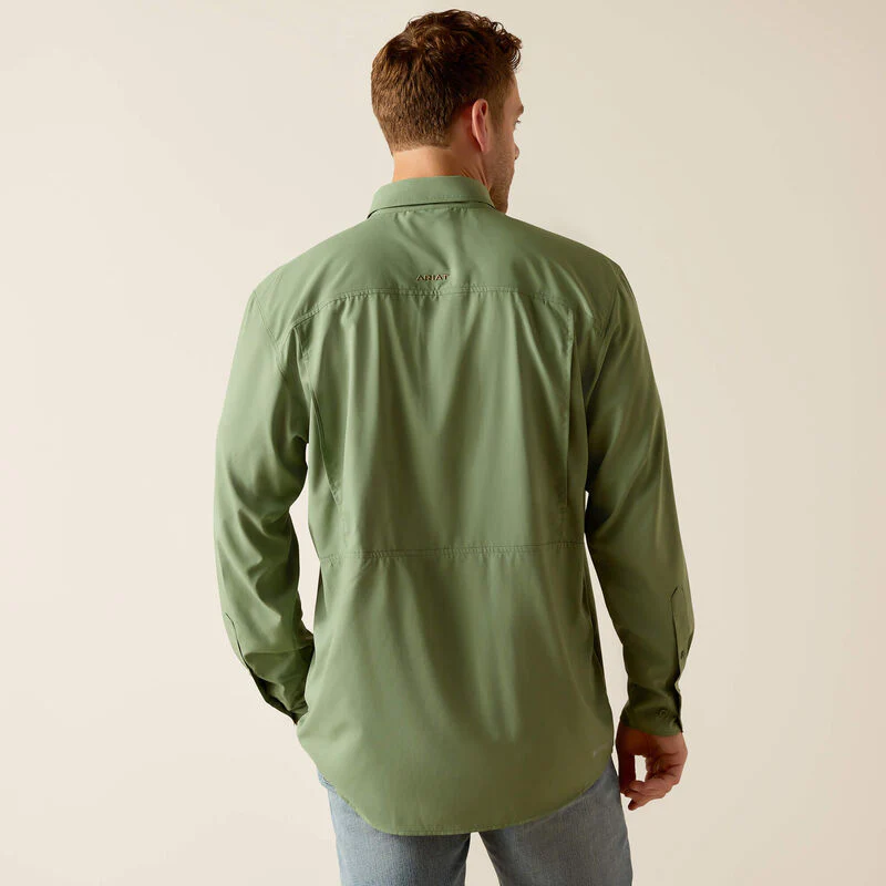 Ariat Men's VentTEK Outbound Classic Fit Long Sleeve Shirt - Parsley - Image 2