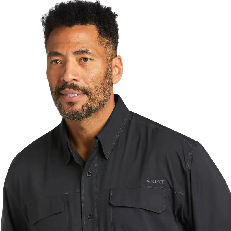 Ariat Men's Venttek Outbound Classic Long Sleeve Shirt - Black