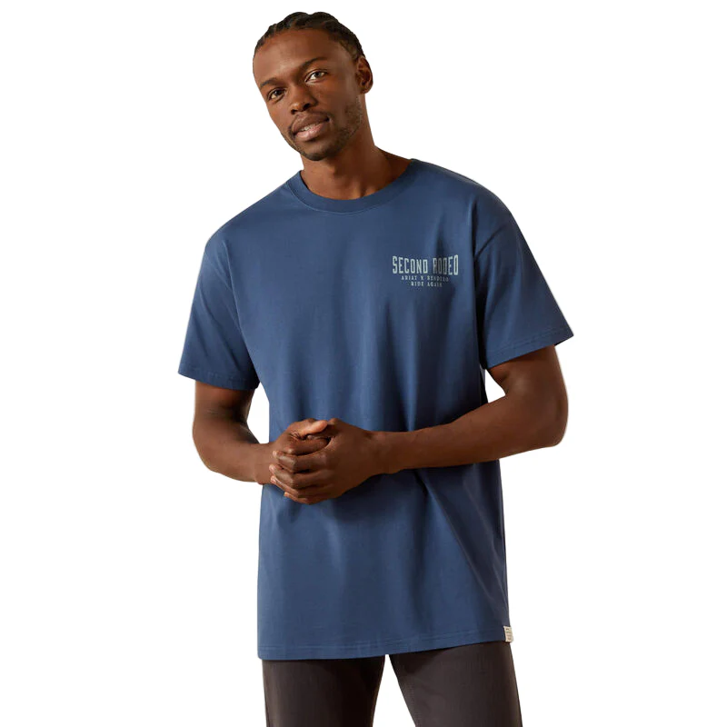 Ariat Unisex Sendero Second Rodeo T-Shirt - Dark Denim - Image 3
