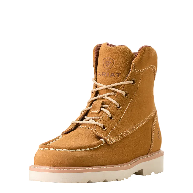 Ariat Unisex Youth Rebar Lift Boots - Wheat Suede