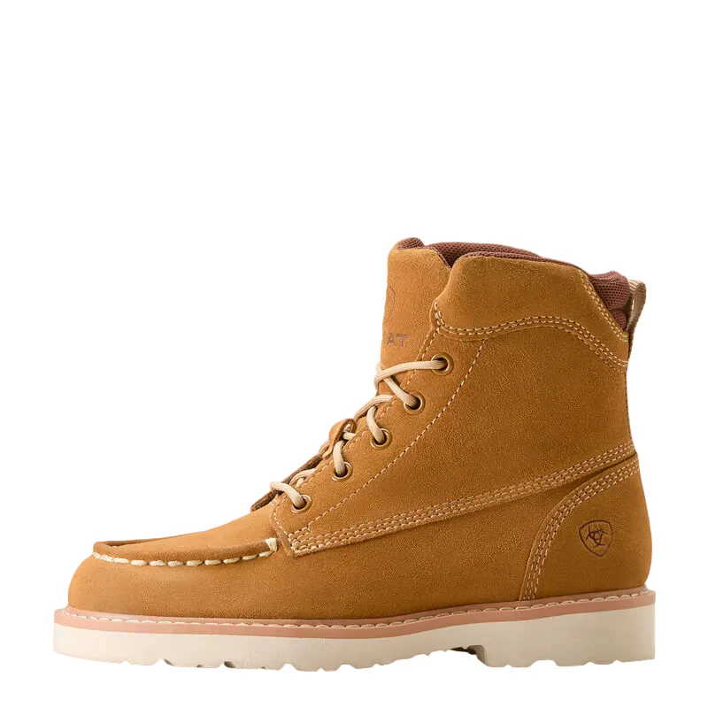 Ariat Unisex Youth Rebar Lift Boots - Wheat Suede - Image 2