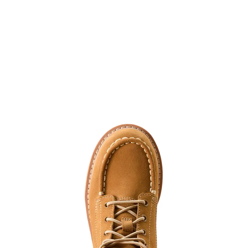 Ariat Unisex Youth Rebar Lift Boots - Wheat Suede - Image 4