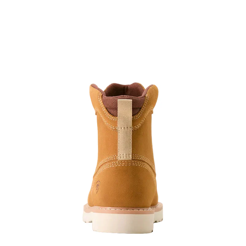 Ariat Unisex Youth Rebar Lift Boots - Wheat Suede - Image 5