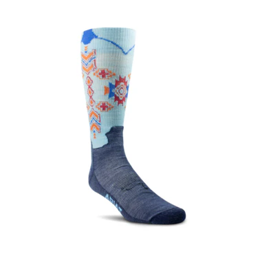 Ariat Women's Western Boot Mid Calf Everyday Performance Wool Socks
