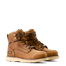 Ariat Women's Rebar Wedge Moc Toe Waterproof Work Boot - Antique Brown - Image 3