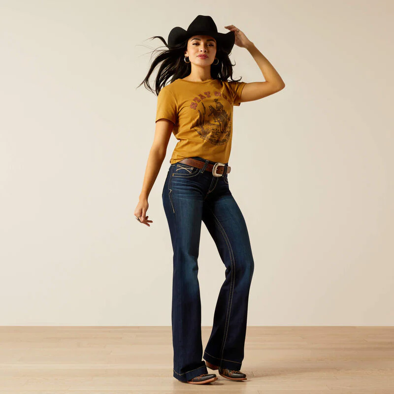 Ariat Women's Mid Rise Lizzie Trouser Jeans - Pennsylvania - Image 5