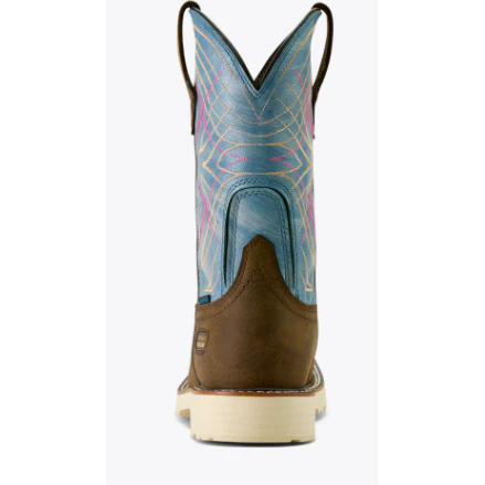 Ariat Women's Activator CSA H20 Wide Square Toe Steel Toe Work Boot- Dark Brown - Image 2