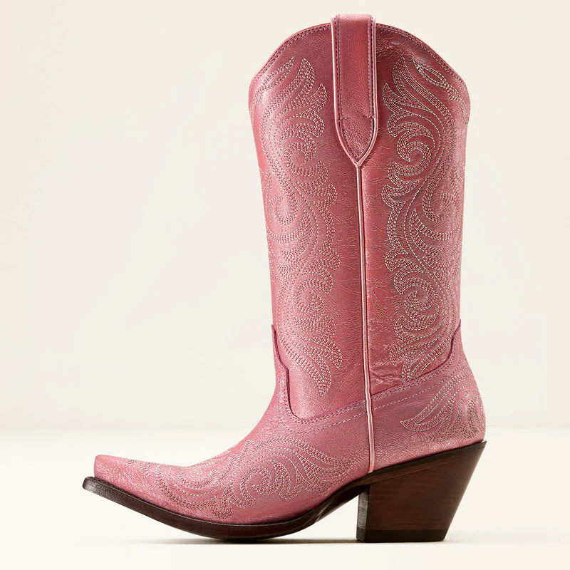 Ariat Women's Amora X Toe Western Boot-Coral Glow - Image 2