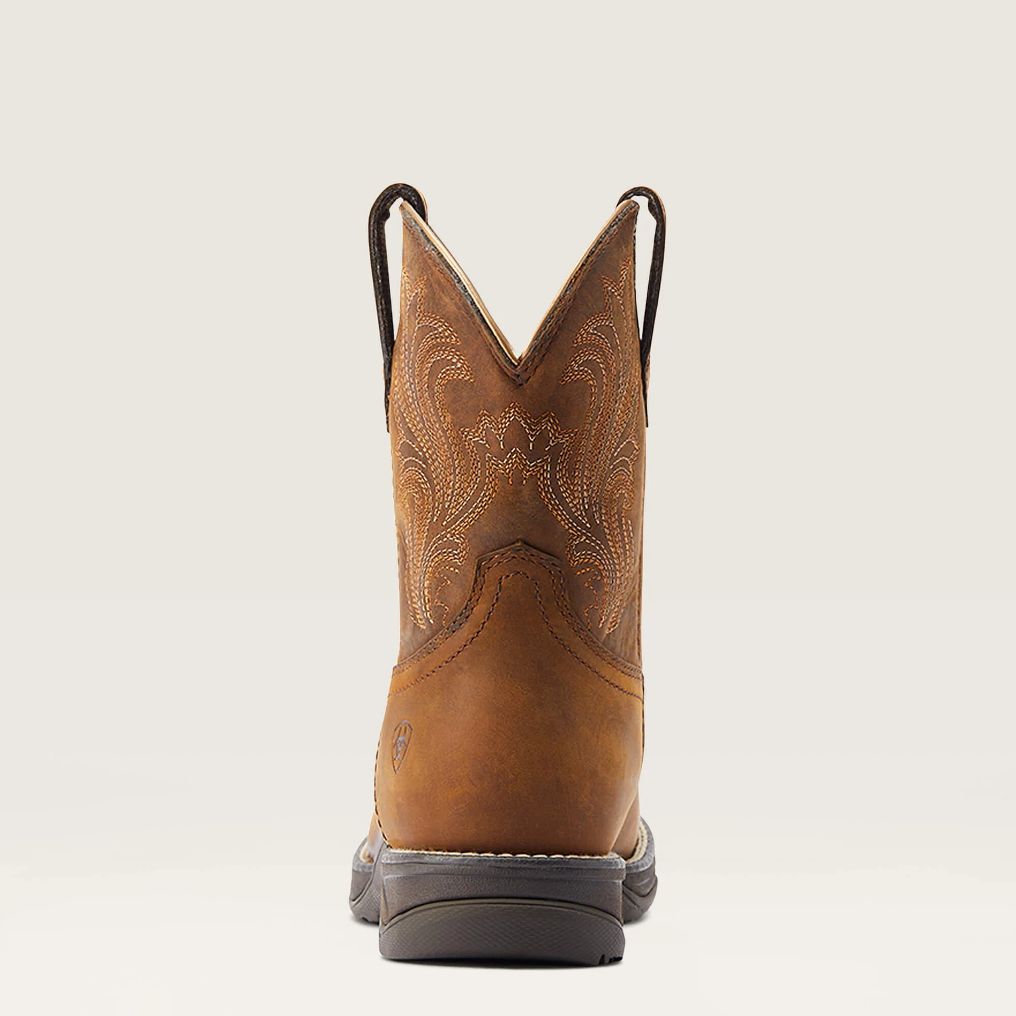 Ariat Women's Anthem Round Toe Shortie Waterproof Western Boots - Glazed Brown - Image 5