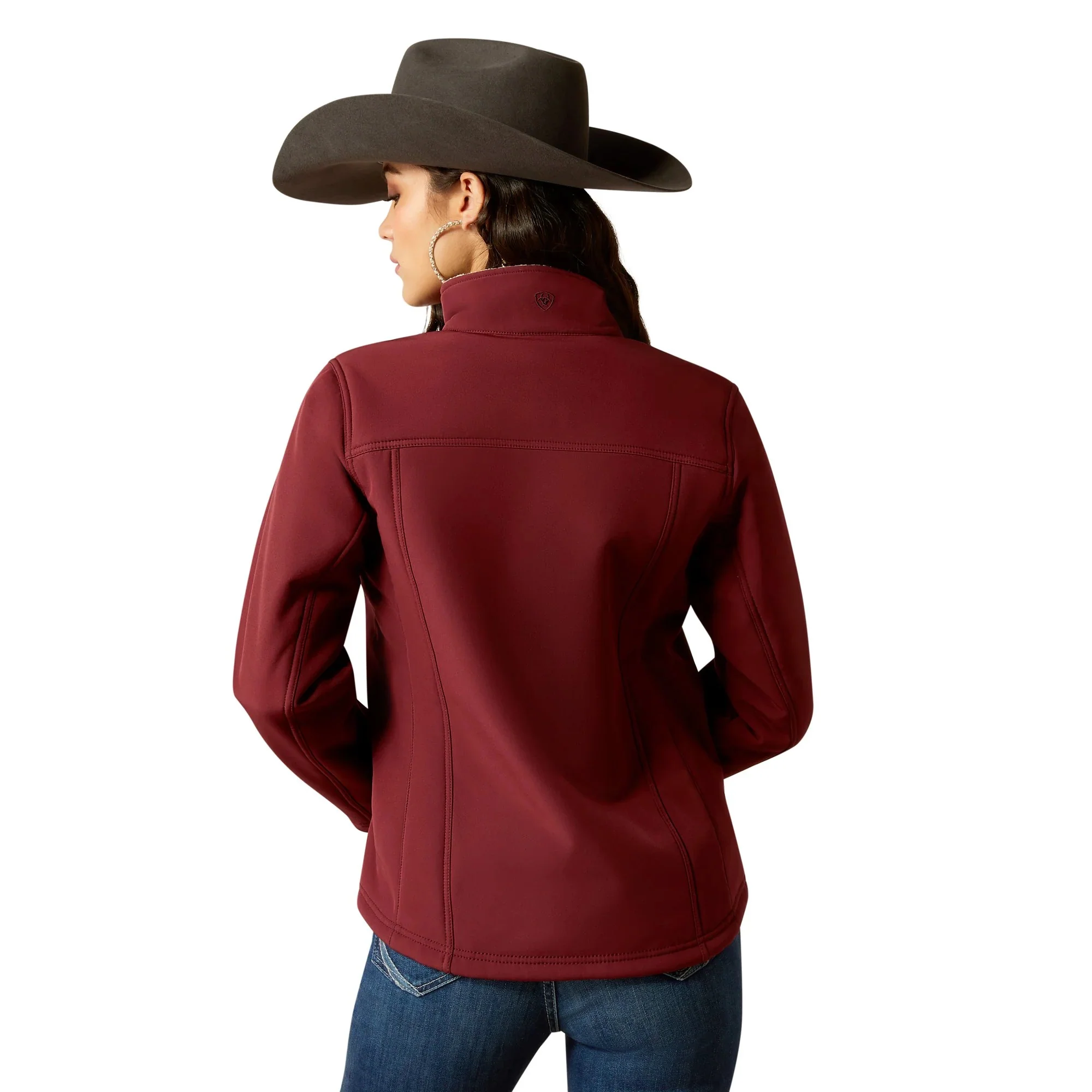 Ariat Women's Berber Back Softshell Jacket - Tawny Port - Image 2