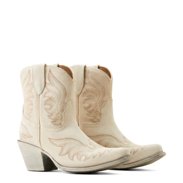 Ariat Women's Chandler Western Boots - White Suede - Image 7
