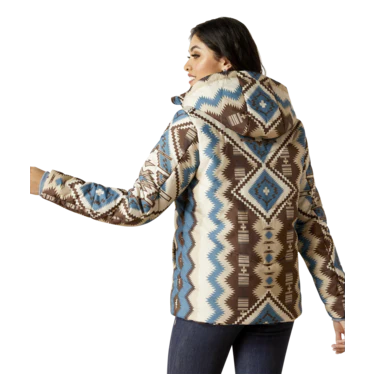 Ariat Women's Chimayo Puffer Jacket - 2 Columns Print - Image 2