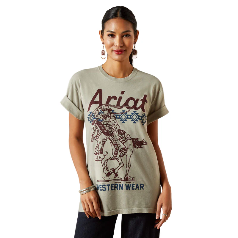 Ariat Women's Classic Rider Tee - Sandstone