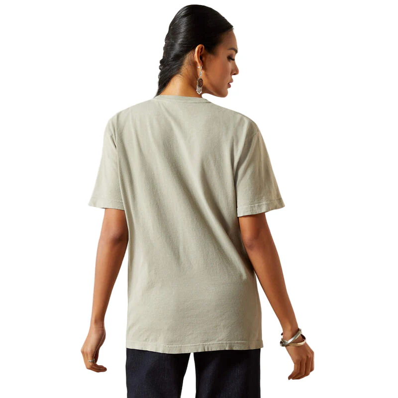 Ariat Women's Classic Rider Tee - Sandstone - Image 2