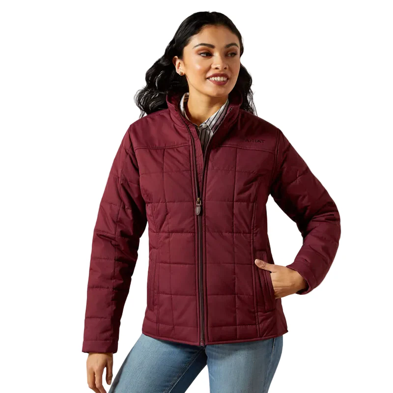 Ariat Women's Crius Insulated Jacket - Windsor Wine - Image 2