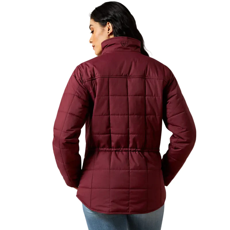 Ariat Women's Crius Insulated Jacket - Windsor Wine - Image 3