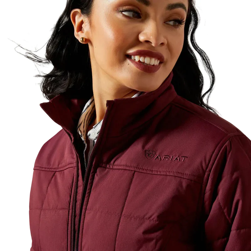 Ariat Women's Crius Insulated Jacket - Windsor Wine - Image 4