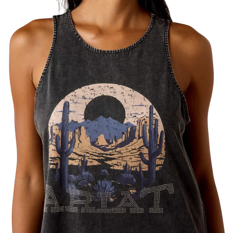 Ariat Women's Desert Mirage Dress - Black Mineral Wash - Image 4