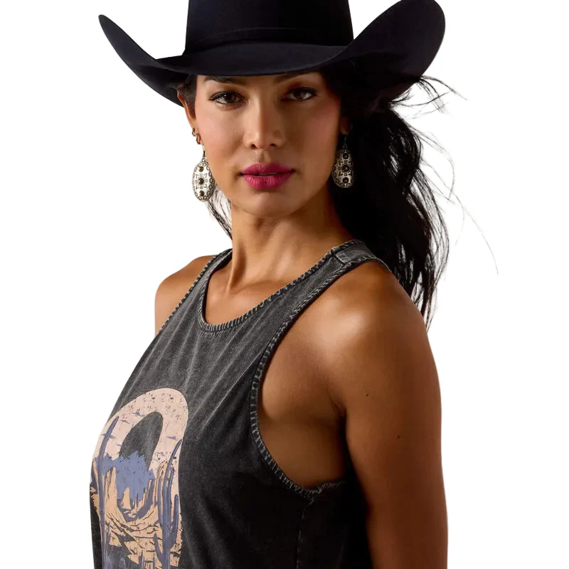 Ariat Women's Desert Mirage Dress - Black Mineral Wash - Image 5