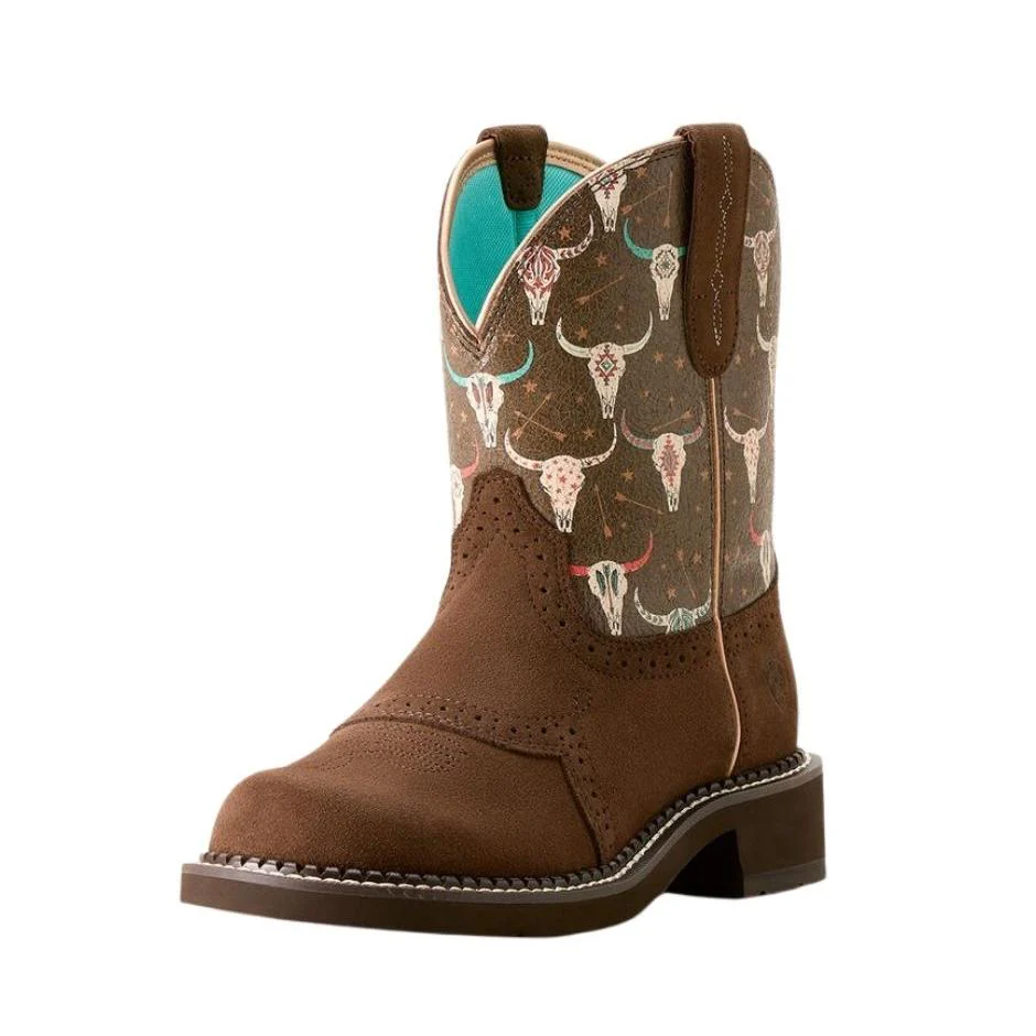Ariat Women's Fatbaby Heritage Farrah Boot - Barley