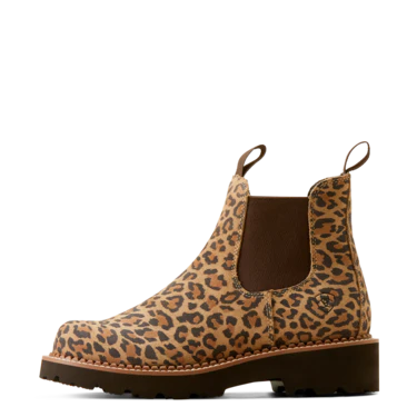 Ariat Women's Fatbaby Twin Gore Western Boots - Cheetah - Image 3