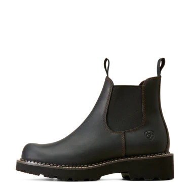 Ariat Women's Fatbaby Twin Gore Western Boots - Black Deertan - Image 3