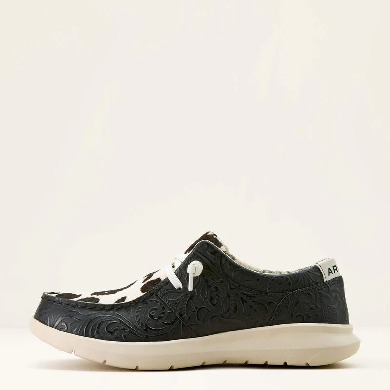 Ariat Women's Hair On Hilo Shoes - Black/White - Image 2