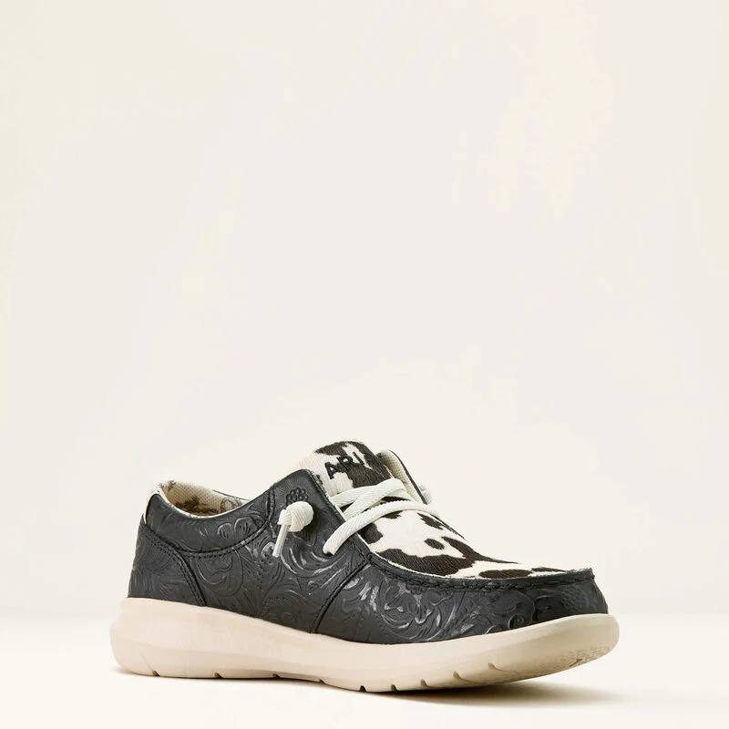 Ariat Women's Hair On Hilo Shoes - Black/White - Image 5