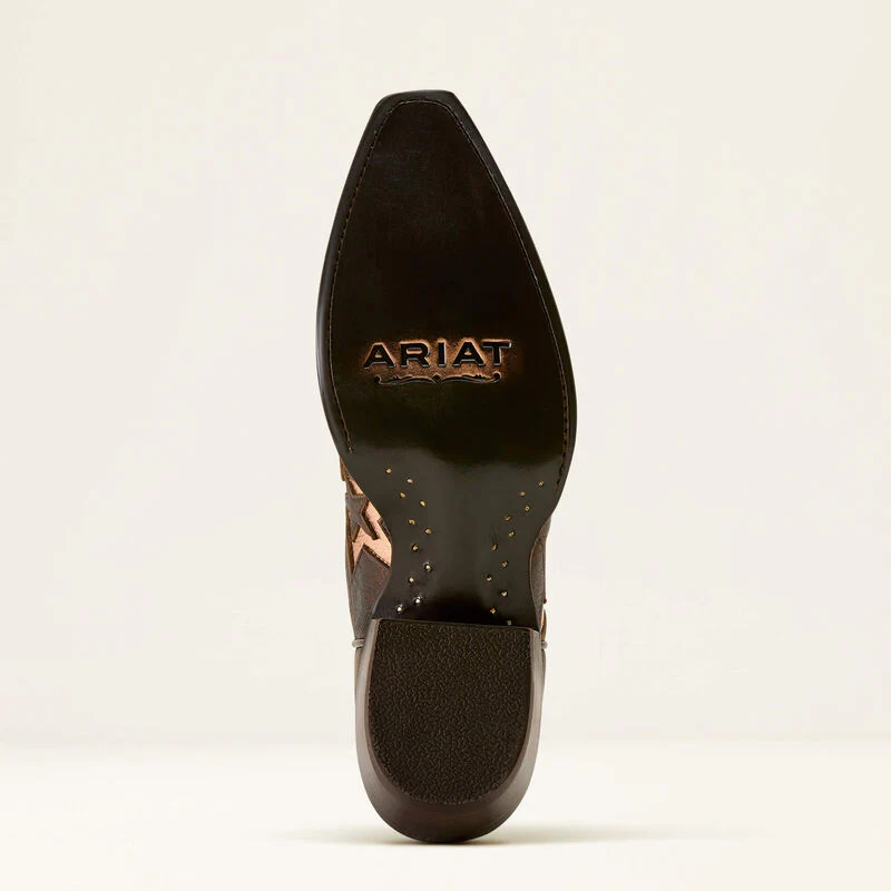 Ariat Women's Hazen Star X Toe Western Boot- Bronze Dream - Image 5