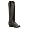 Ariat Women's Heritage Round Toe Stretchfit Boot - Black Deertan - Image 4