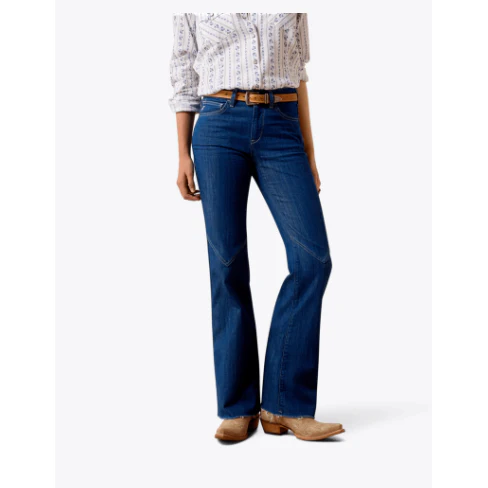 Ariat Women's High Rise Daisy Slim Trouser Jeans- Rinse