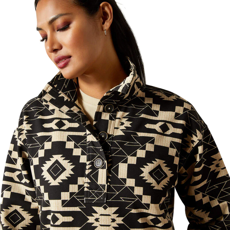Ariat Women's Hometown Sweatshirt - Southwest Print - Image 4
