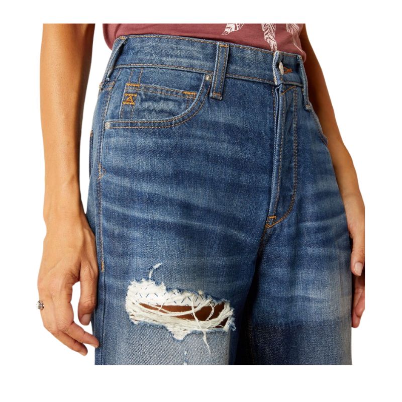 Ariat Women's JR Jazmine Straight Jean - Haiti - Image 4
