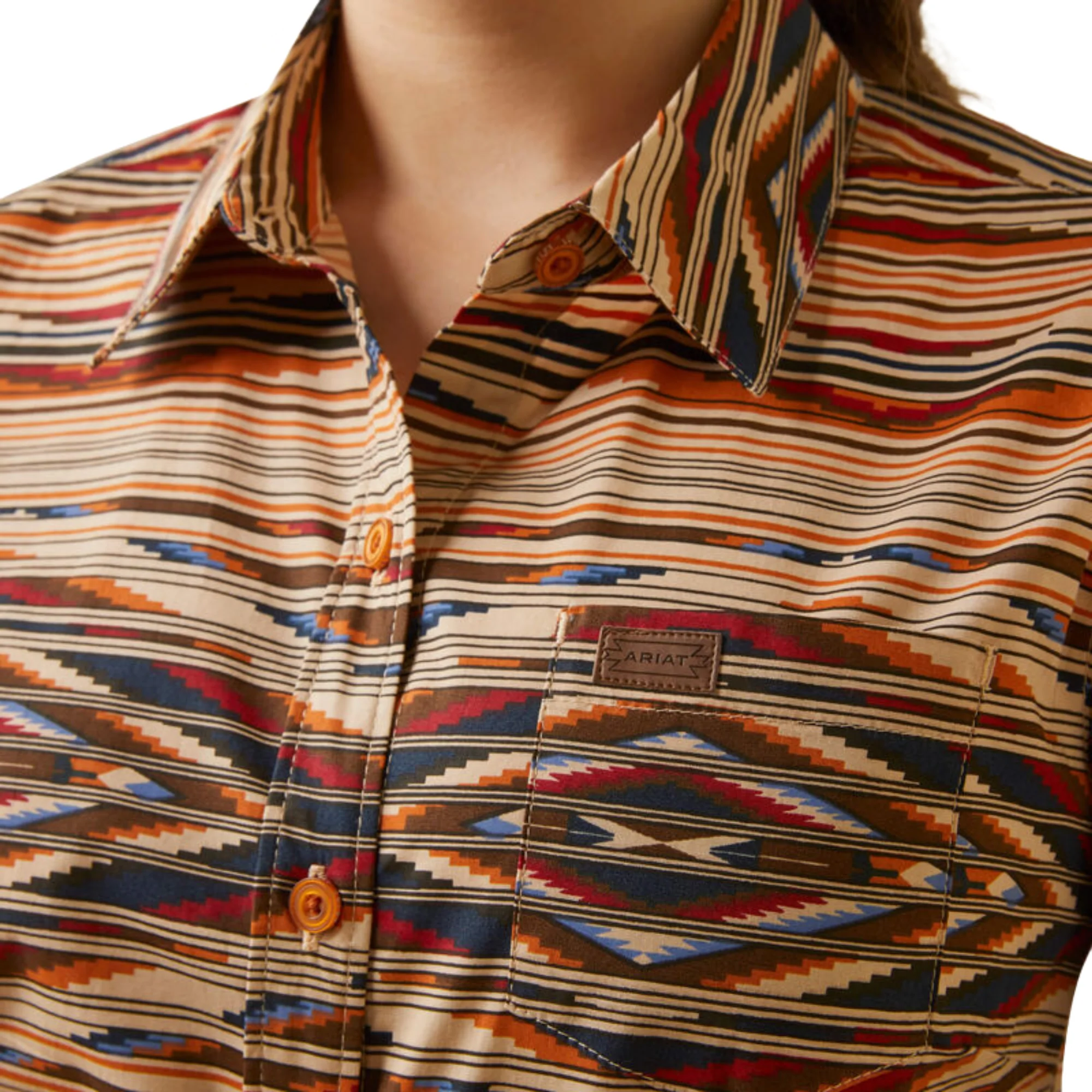 Ariat Women's Kirby Stretch Shirt - Sunset Saltillo - Image 3