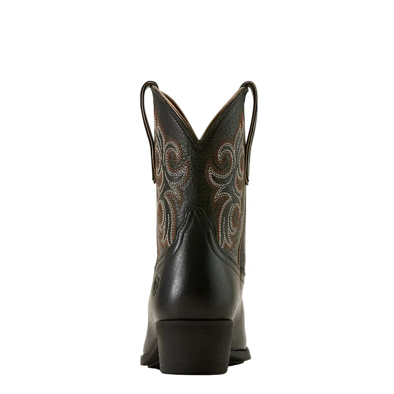 Ariat Women's Lacona X Toe Western Boot- Black Deertan - Image 3