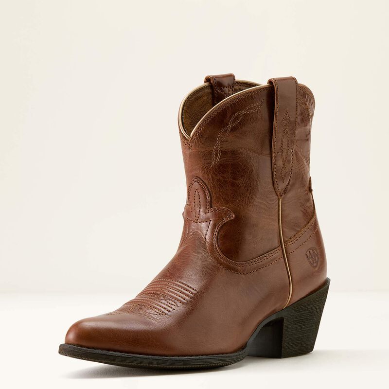 Ariat Women's Maggie J Toe Western Boot- Aged Siennna - Image 2
