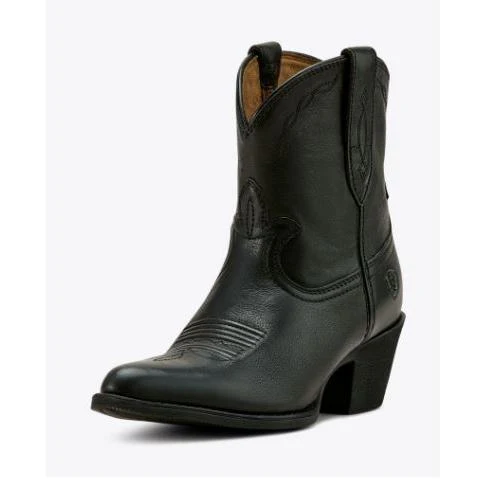 Ariat Women's Maggie J Toe Western Boot- Black Night
