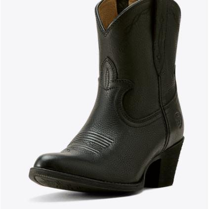 Ariat Women's Maggie J Toe Western Boot- Black Night - Image 2