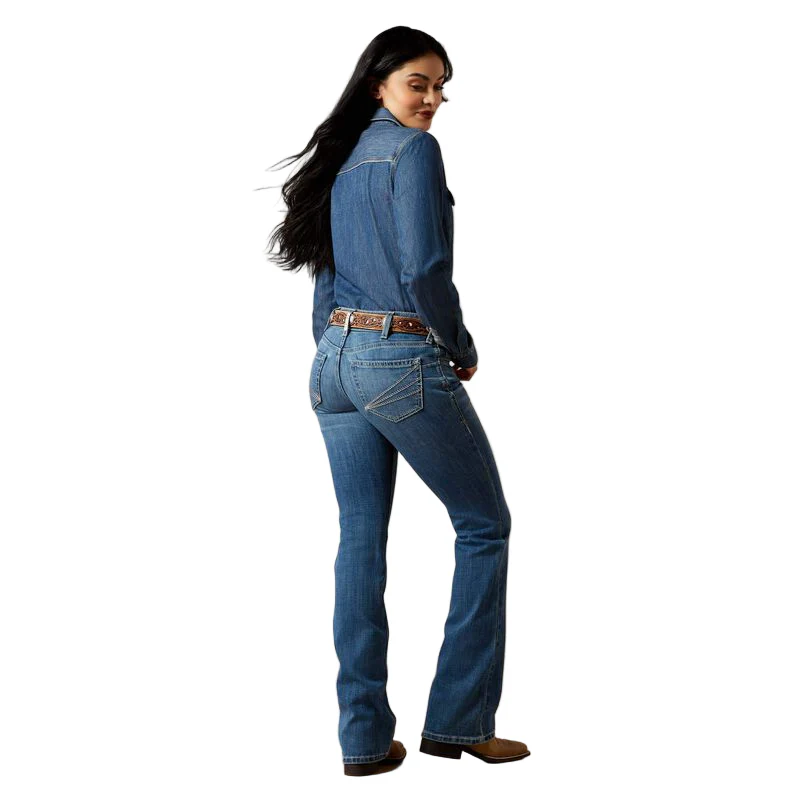 Ariat Women's Midrise Aisha Boot Cut Jean- Ithica - Image 2