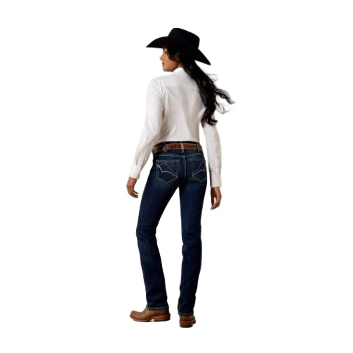 Ariat Women's Perfect Rise Acclimatize Harper Straight Leg Jeans - Sonoma - Image 2