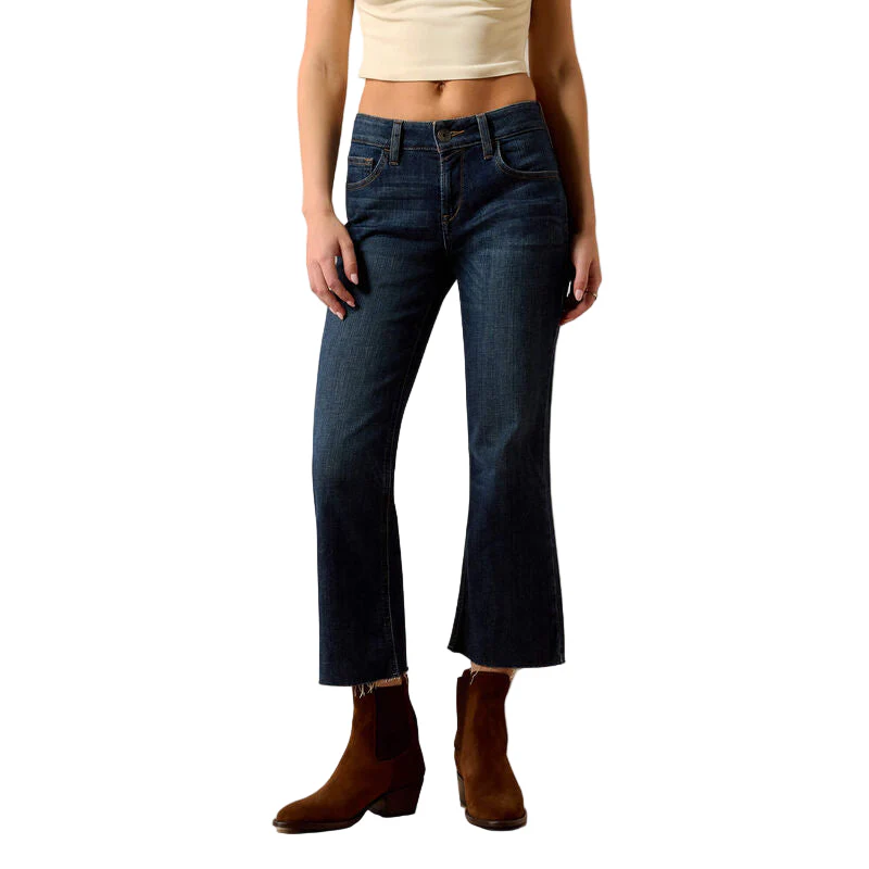 **Ariat Women's Perfect Rise Lucy Kick Flare Jean- Rascal