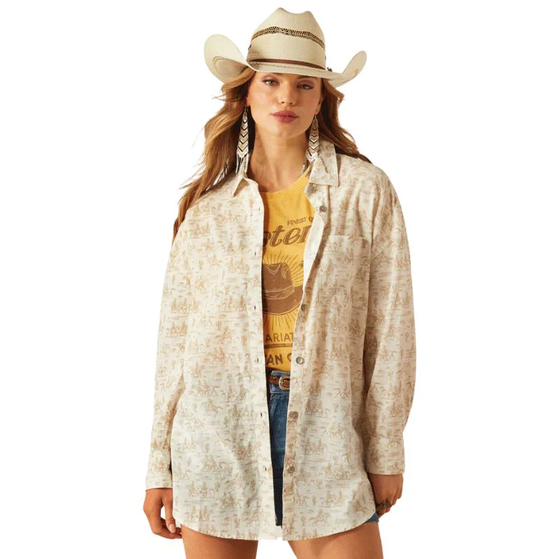 Ariat Women's Poppy Summer Overshirt Shirt - Assorted Colours