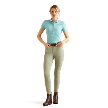 Ariat Women's Prix 2.0 Polo Shirt - Marine Blue - Image 4