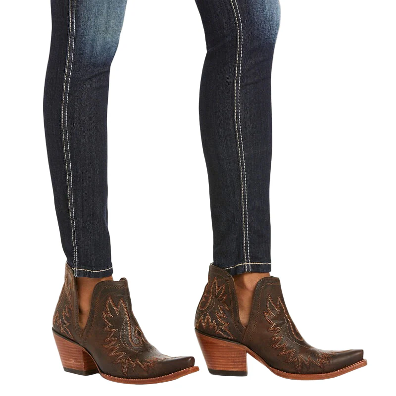 Ariat Women's R.E.A.L. Mid Rise Ella Skinny Jean - Celestial - Image 3